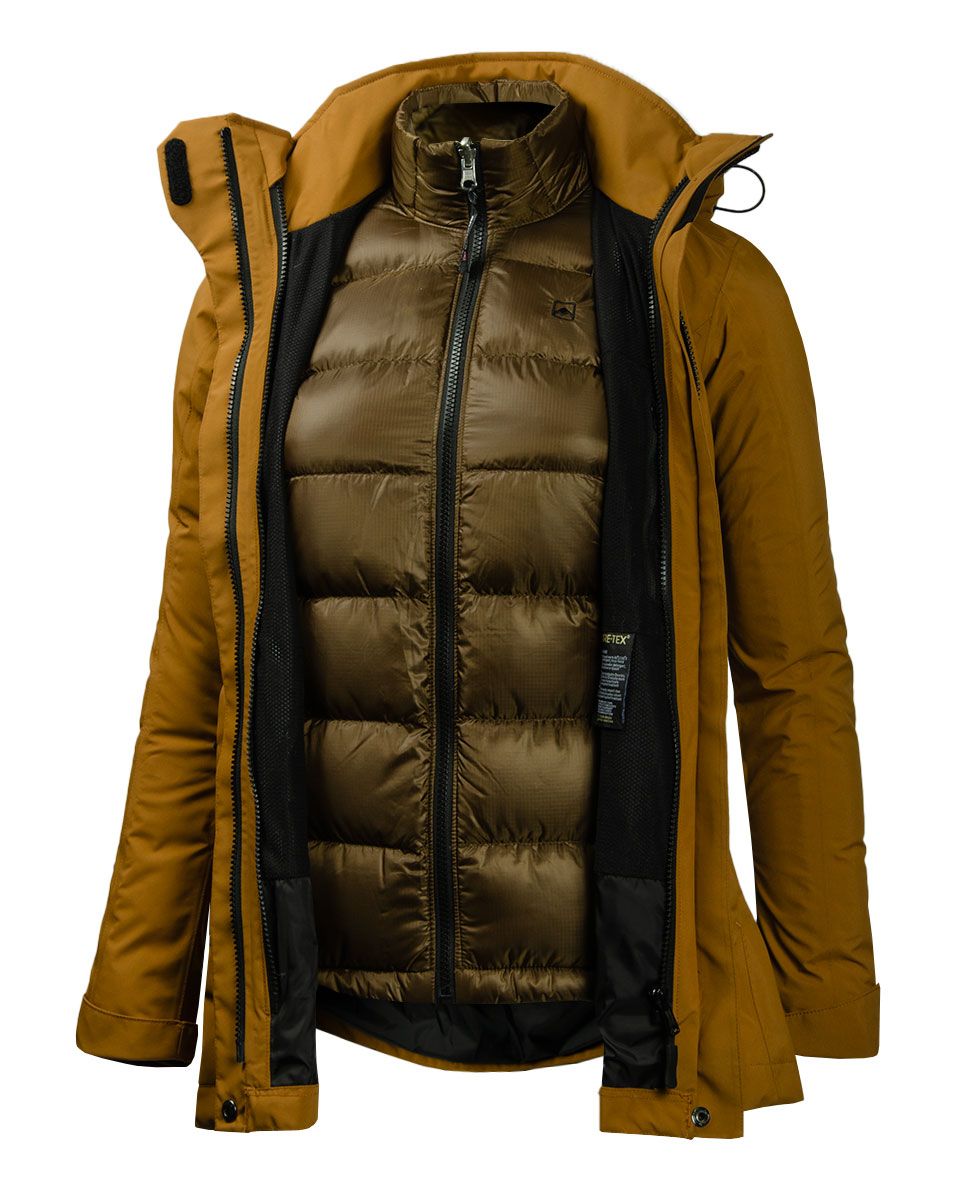 Campera Fusión 3 En 1 Gore-Tex Plumón Urbana Mujer