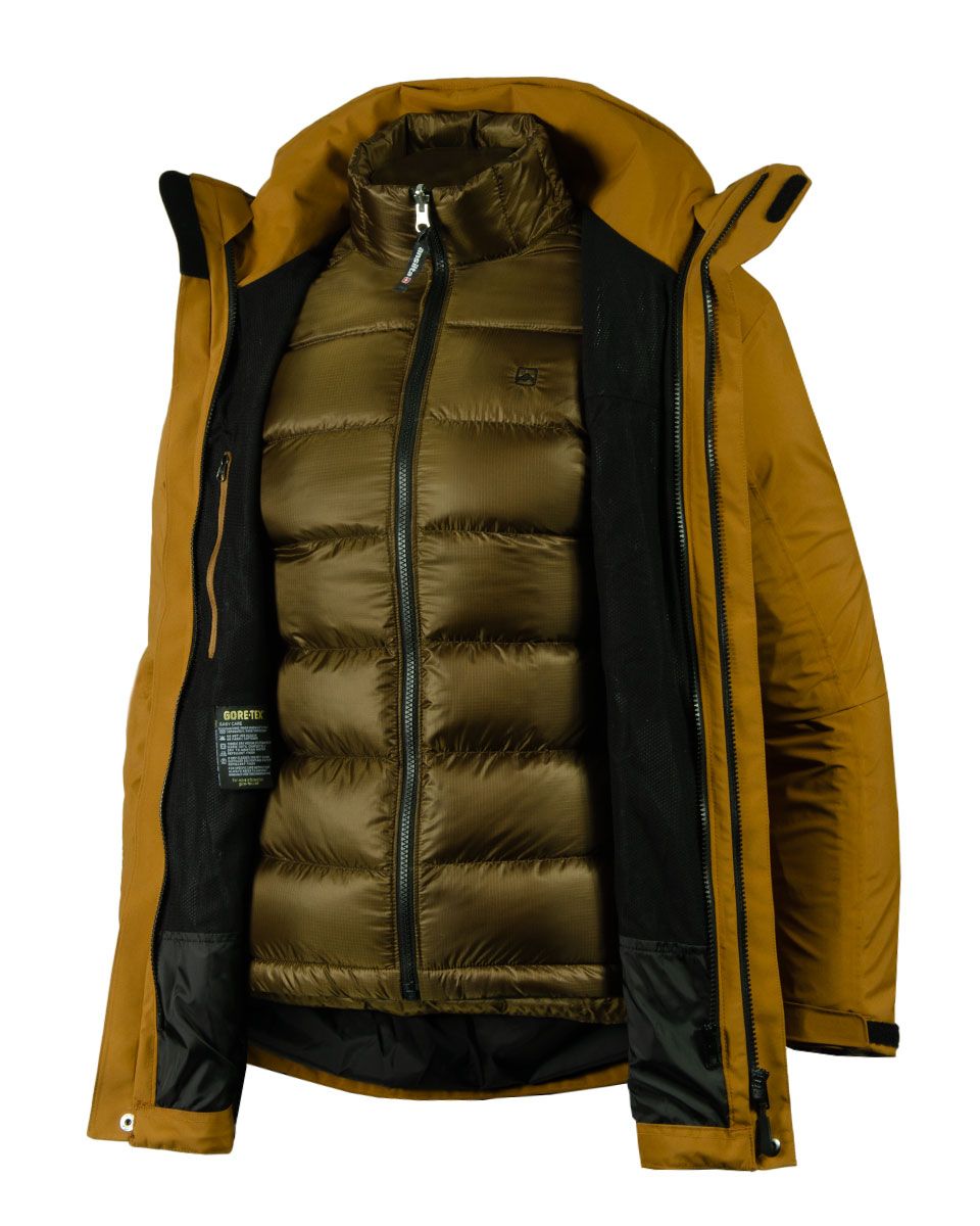 Campera Fusión 3 En 1 Gore-Tex Plumón Hombre