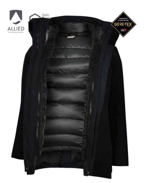Campera Fusión 3 En 1 Gore-Tex Plumón Urbana Mujer