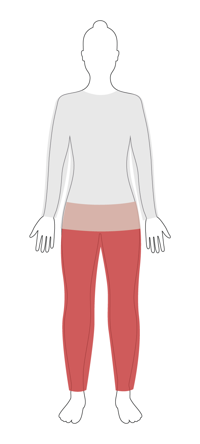 Inferior + Regular + Mujer
